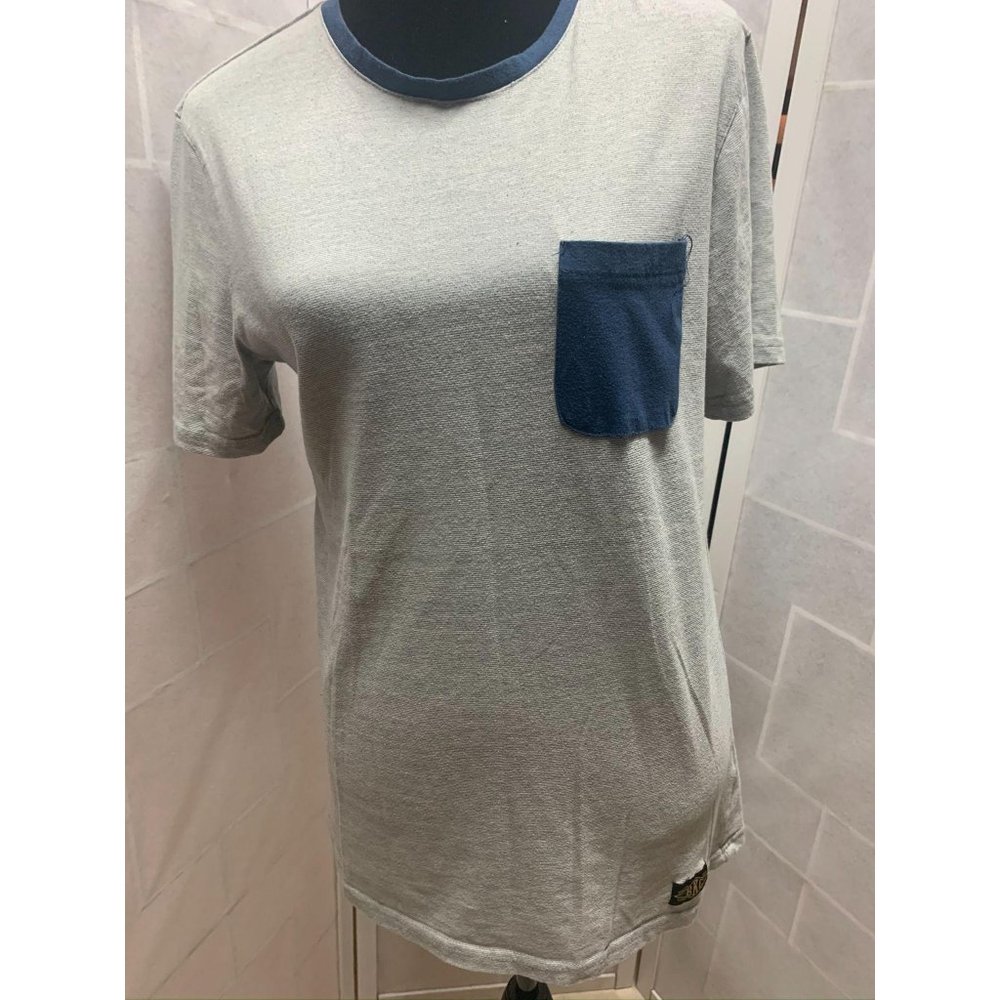 Trademark Brooklyn Clothes T Shirt Size Large Gray with Blue